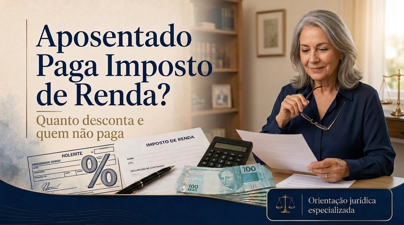 Aposentado paga imposto de renda? Quanto desconta e quem não paga em 2026