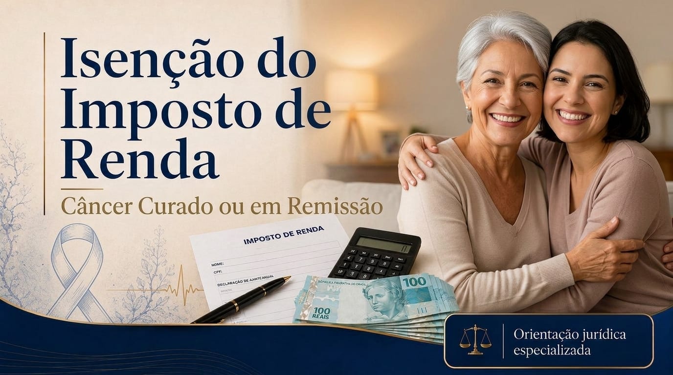 Câncer curado ou em remissão dá isenção do Imposto de Renda?