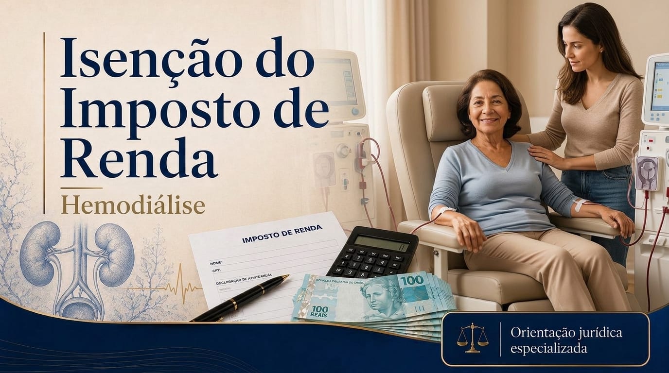 Direitos de quem faz hemodiálise: isenção do Imposto de Renda e outros benefícios