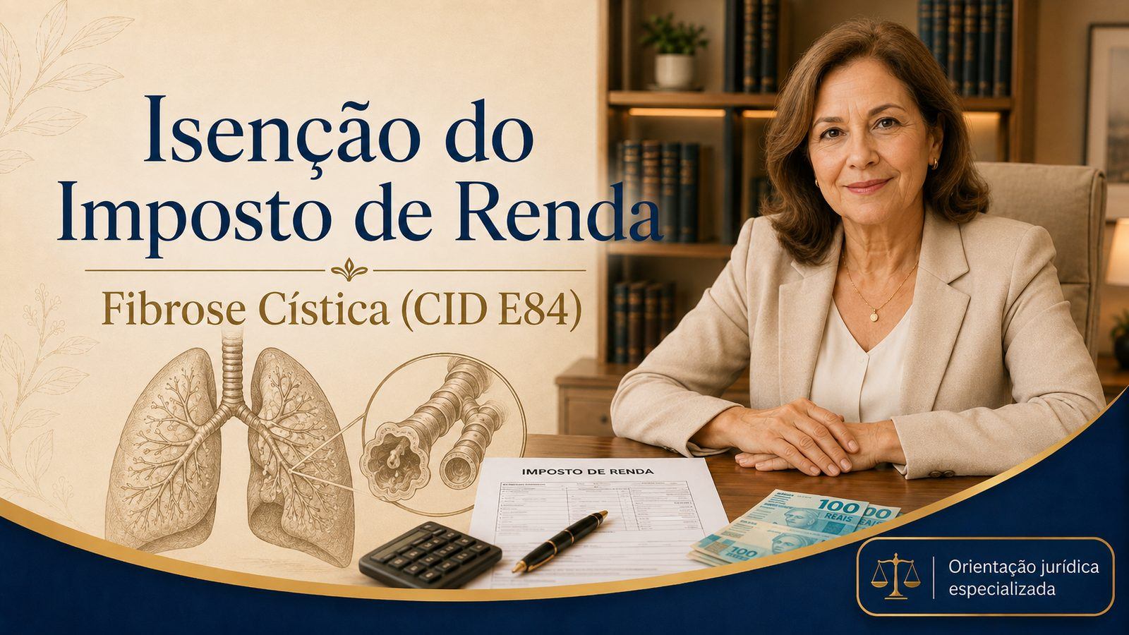 Fibrose cística dá isenção do Imposto de Renda?