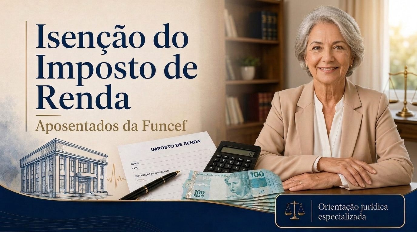 Funcef e a isenção do Imposto de Renda: guia 2026 para aposentados e pensionistas