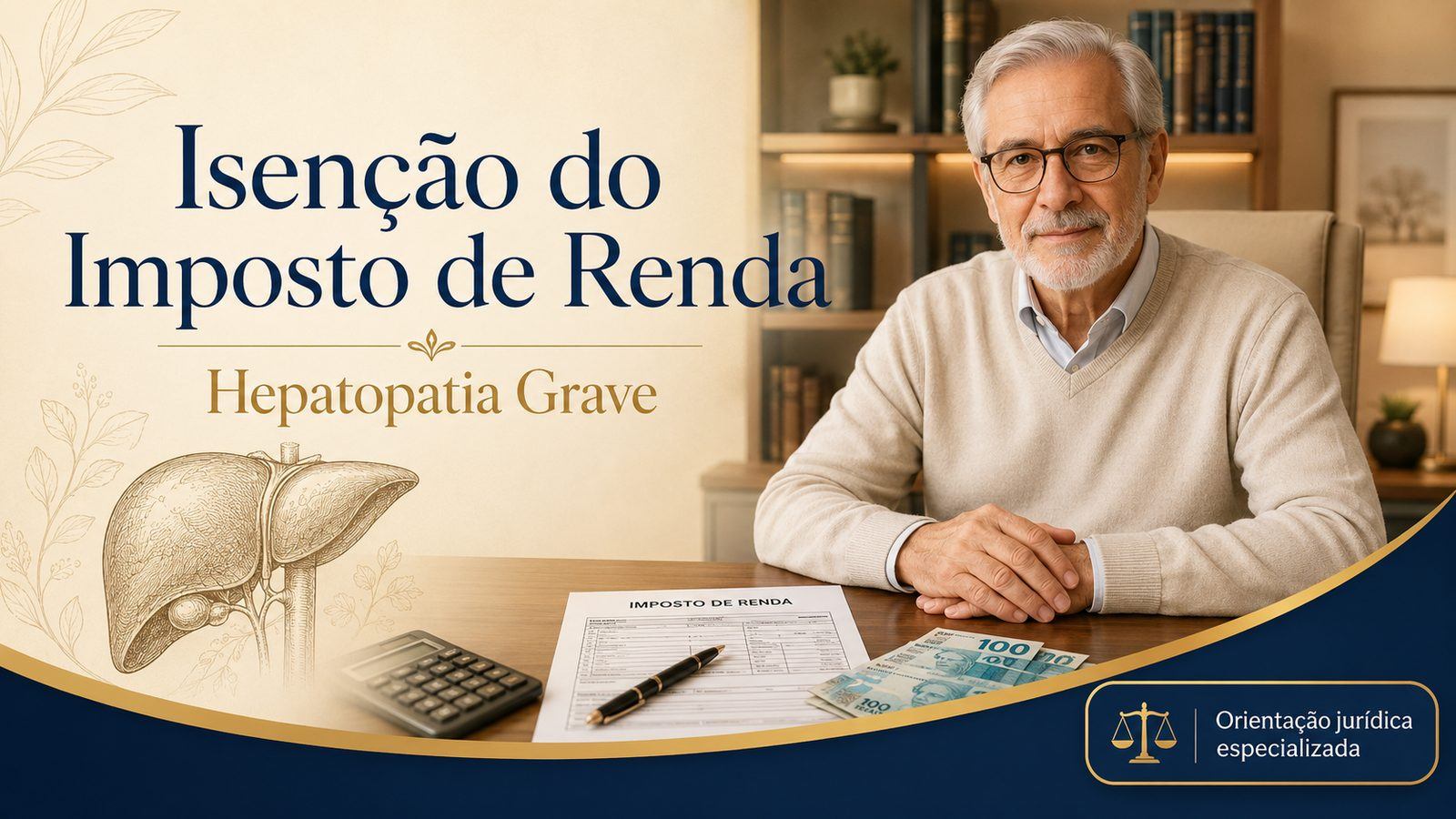 Hepatopatia grave dá isenção do Imposto de Renda?