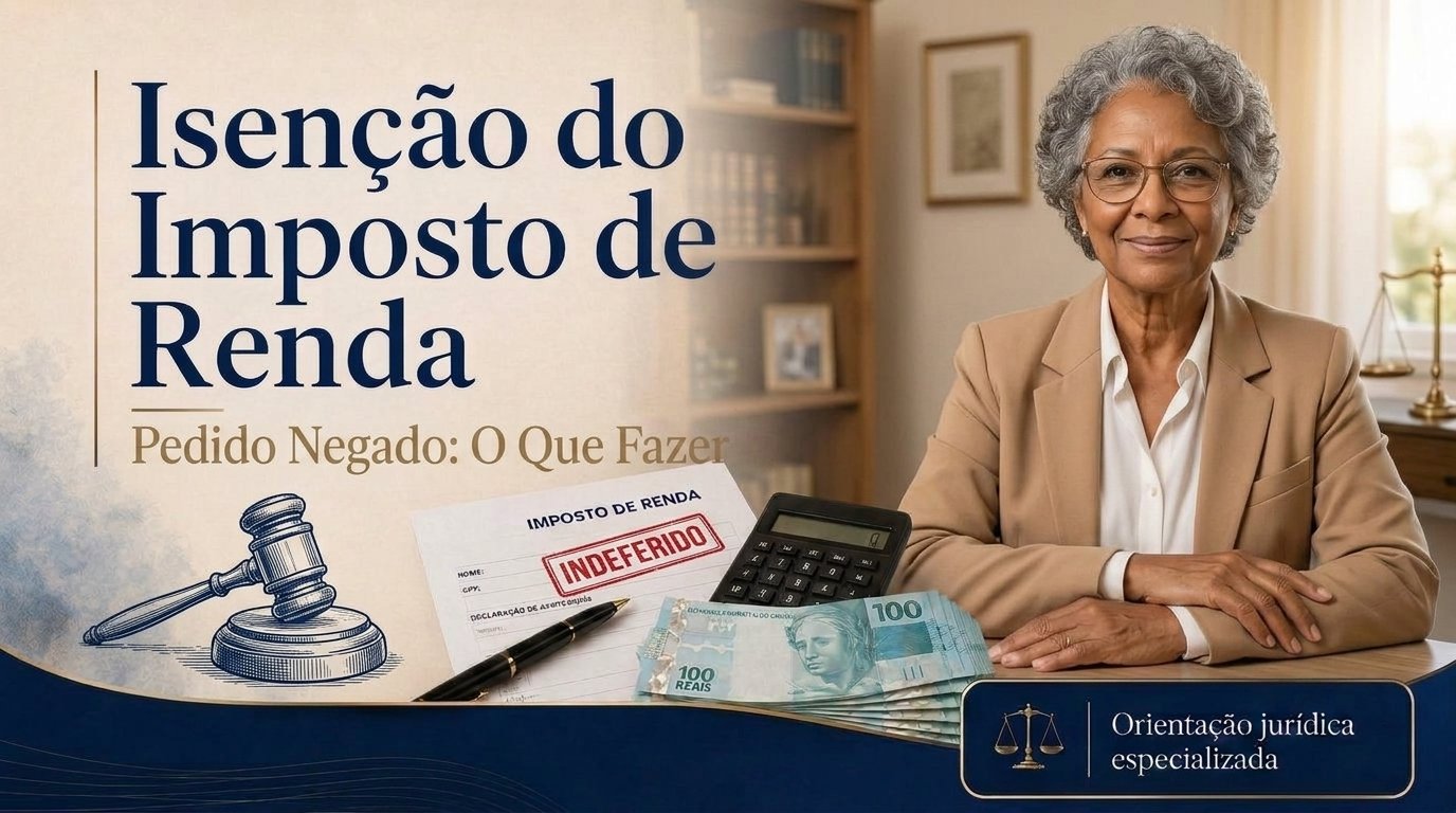 Isenção de Imposto de Renda negada? Por que os órgãos negam (e o que fazer agora)