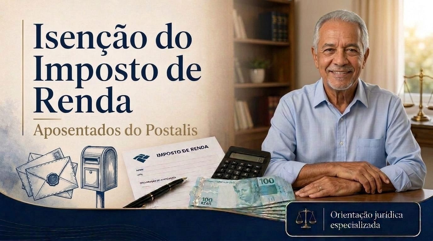 Aposentado dos Correios: como funciona a isenção do Imposto de Renda no Postalis (e o que fazer com o equacionamento)
