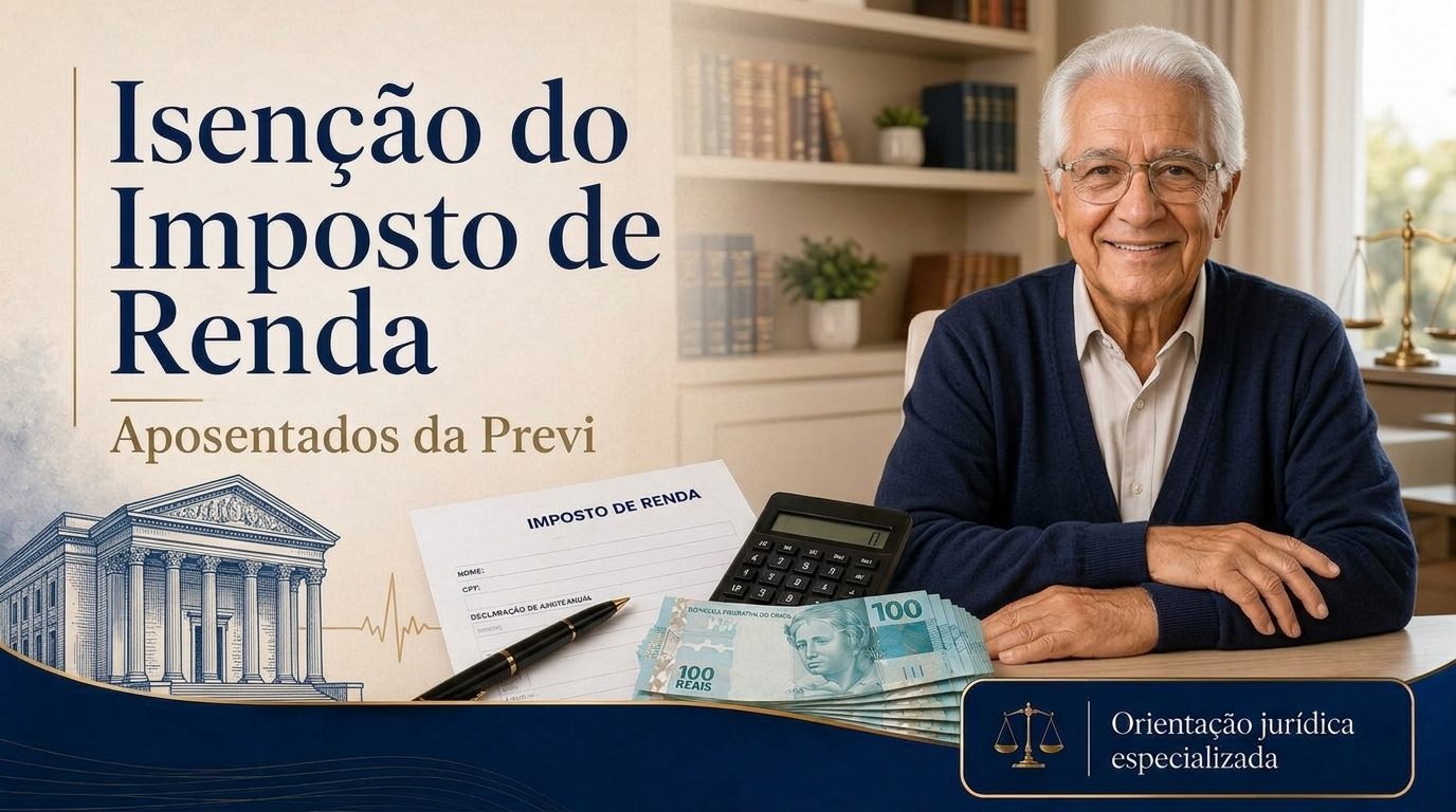 Previ e a isenção do Imposto de Renda: guia 2026 para aposentados e pensionistas