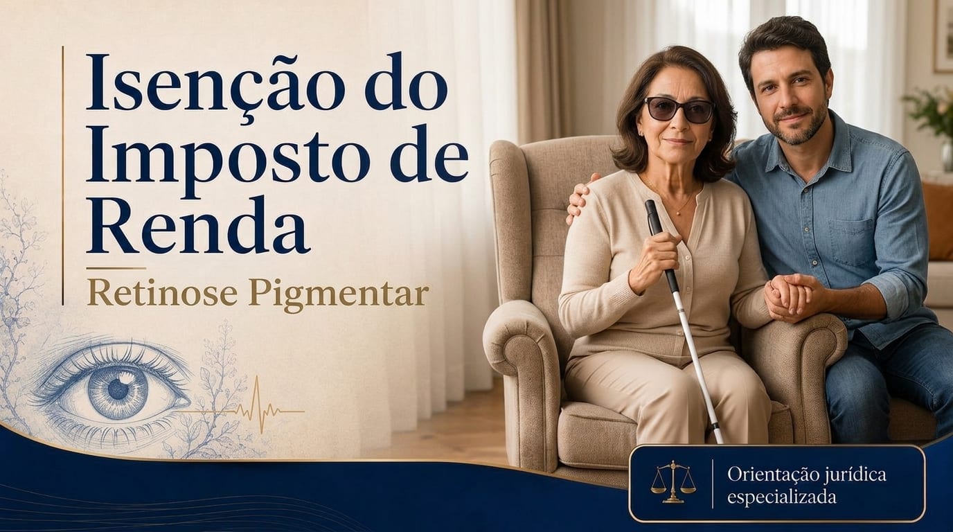 Retinose pigmentar dá direito à isenção do Imposto de Renda?