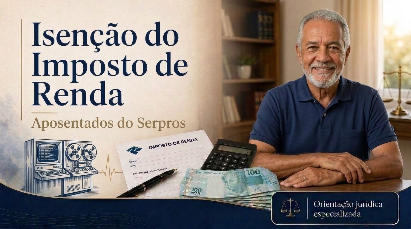 Serpros e a isenção do Imposto de Renda: o que o aposentado do Serpro precisa saber