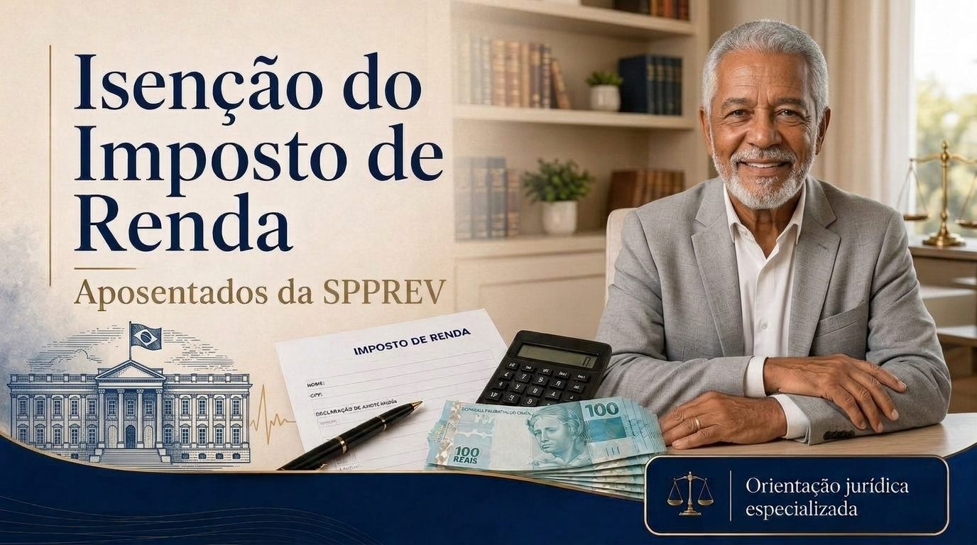 Isenção do Imposto de Renda na SPPREV: quem tem direito e como pedir em 2026