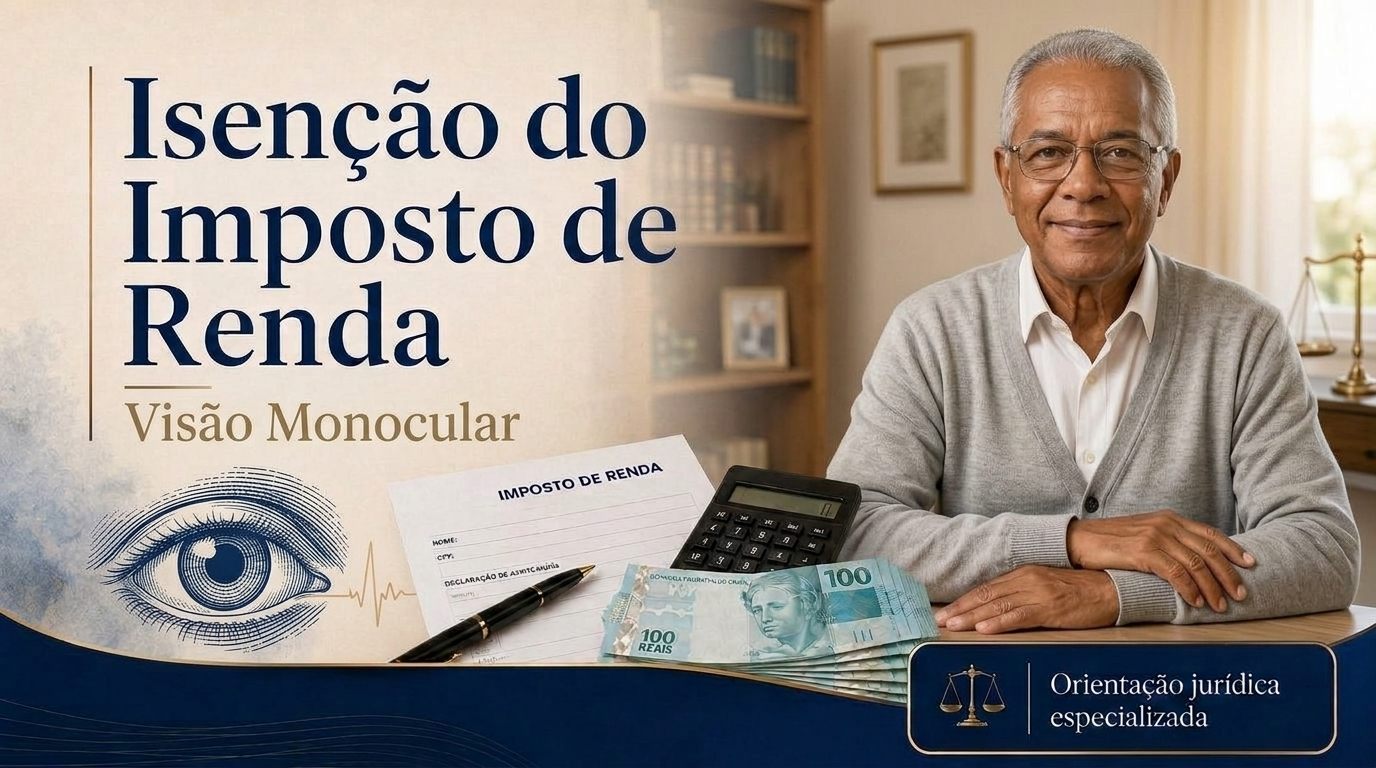 Visão monocular dá isenção de Imposto de Renda? Sim, e a Receita não pode mais negar