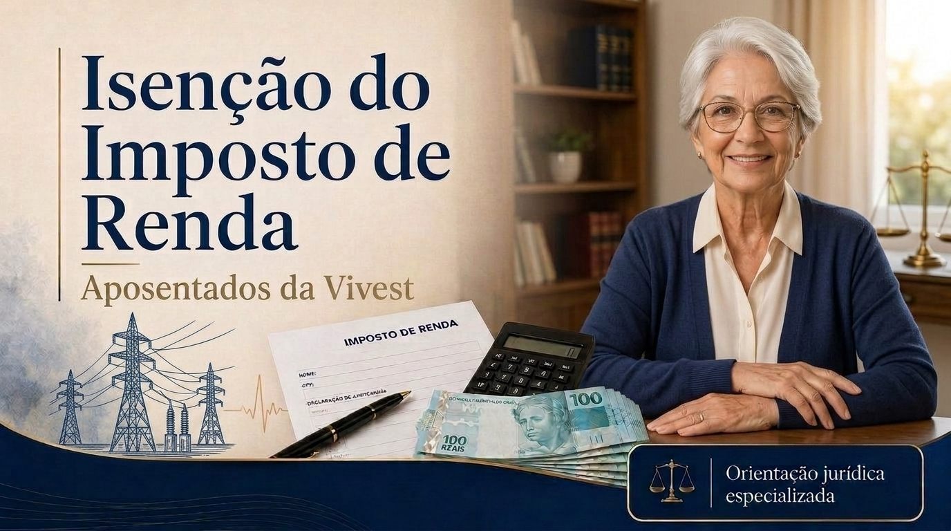 Aposentado da Vivest (antiga Funcesp) tem isenção do Imposto de Renda? Entenda o direito
